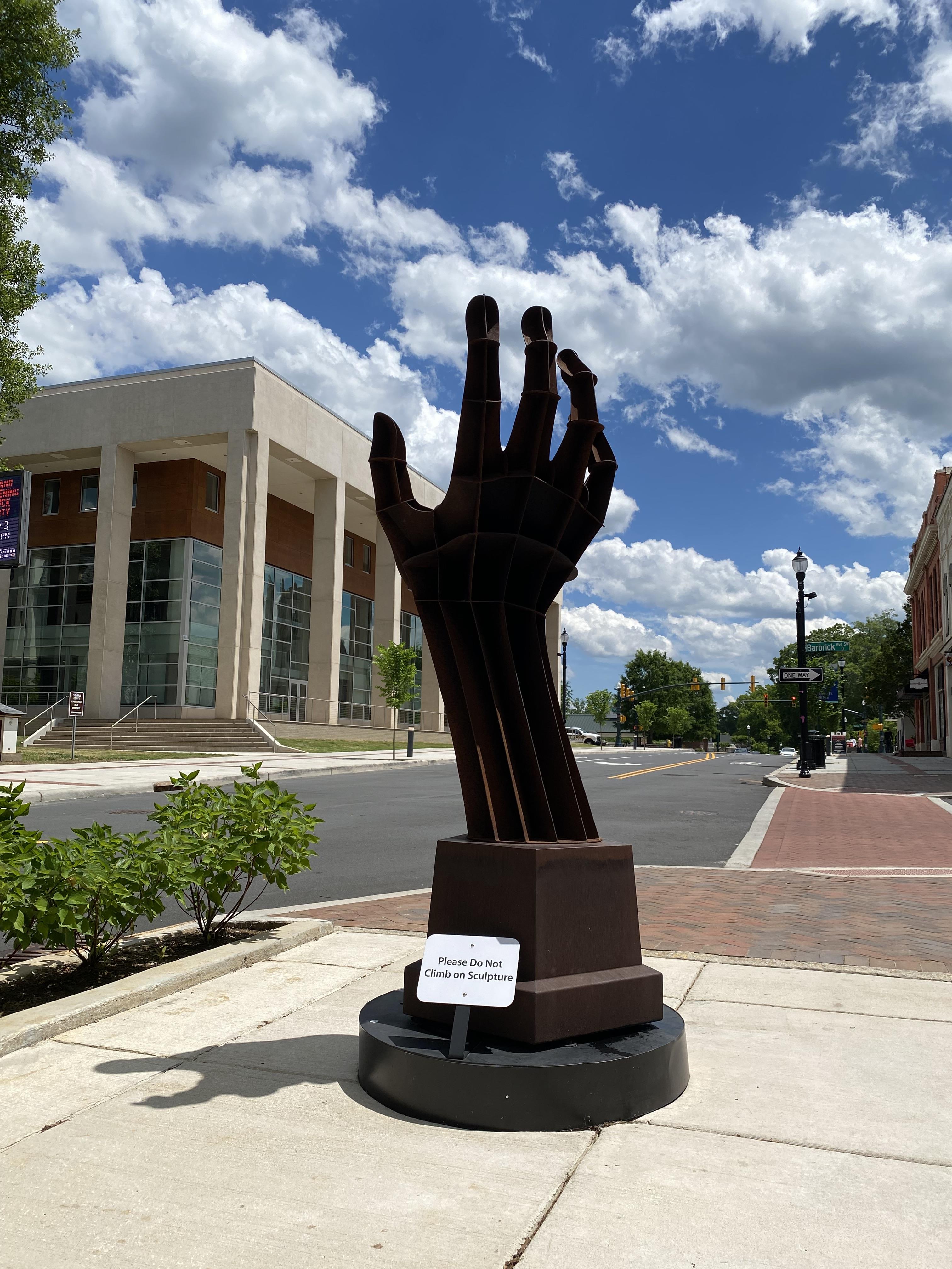 "Dawn" scuplture in Downtown Concord